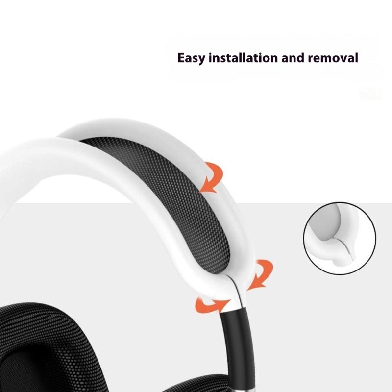 Upgrades Silicone Protective Cover Headband Ear Cushions & Outer Shell Sweat Resistant Strong Design For Headsets