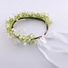 Hair Ornament Flower Hairband Bride Corolla Head Wreath Babysbreath Headwear Fabric Flower Crown