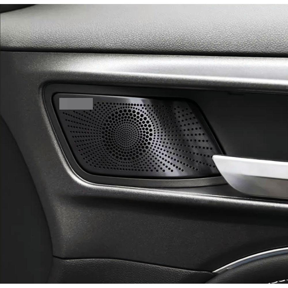 For GWM Tank 300 2024 2024 Inner Door Handle Speaker Audio Loudspeaker Cover Trim Interior Accessories Stainless Steel Cap