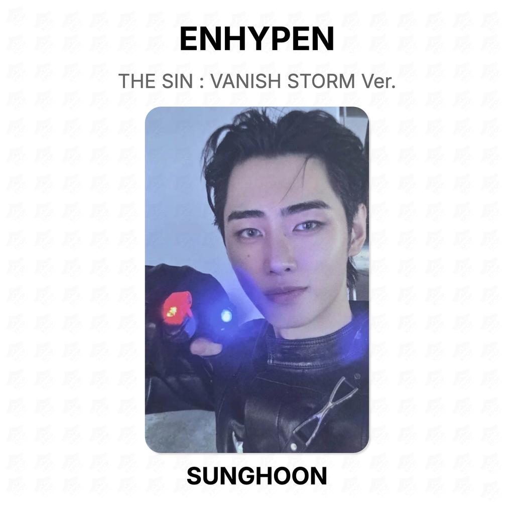 ENHYPEN THE SIN : VANISH STORM Ver. Official Photocard