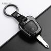 Custodia Cover Portachiavi Auto in Stile Fibra di Carbonio ABS per Peugeot 107 206 207 307 per Citroen C1 C2 C3 C4 Xsara Picasso per Toyota Aygo Fob