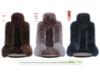 One-Piece Wool Car Seat Cushion - Plush Fur Winter Pad