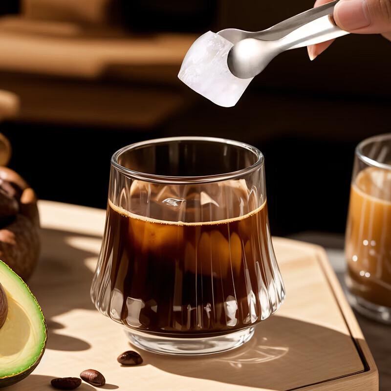 CLITON Glass Iced Coffee & Latte Cups