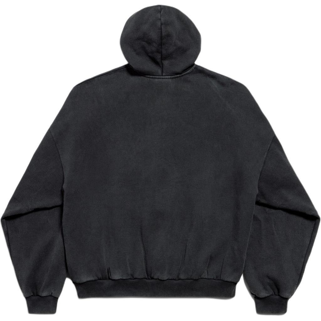 Balenciaga Uniform Patch Zip Up Hoodie 826162TSVH31041