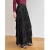 Miyake-Style High-End Pleated Tassel Skirt: Versatile Summer Street Style