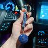 Elegant Handmade Diamond Keychain: Stylish Women's Car Accessory & Pendant