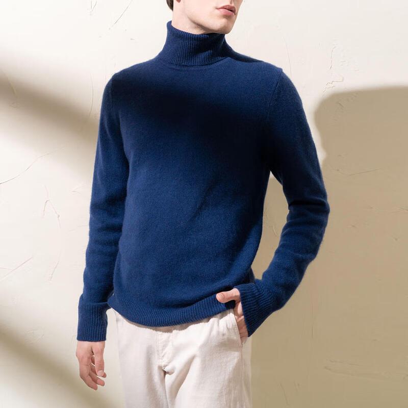 Men's 100% Cashmere Turtleneck Sweater