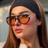 Ins Popular Fashion Sunglasses Women Brand Designer Luxury Sun Glasses Sex Vintage Oversized Sunglasses Female
