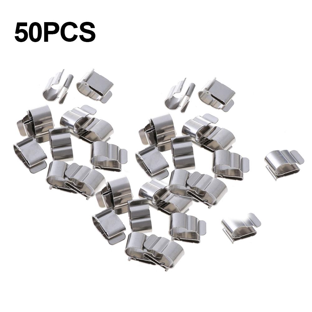 Solar Clip Cable Clamp Clamp Clip Silver Solar Module Cable Cable Clamp Fastener Manager Photovoltaic Solar Panel