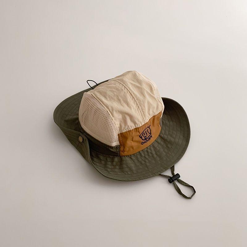 Children's Summer Sun Hat: Breathable Mesh, Quick-Drying, Large Brim for Boys & Girls