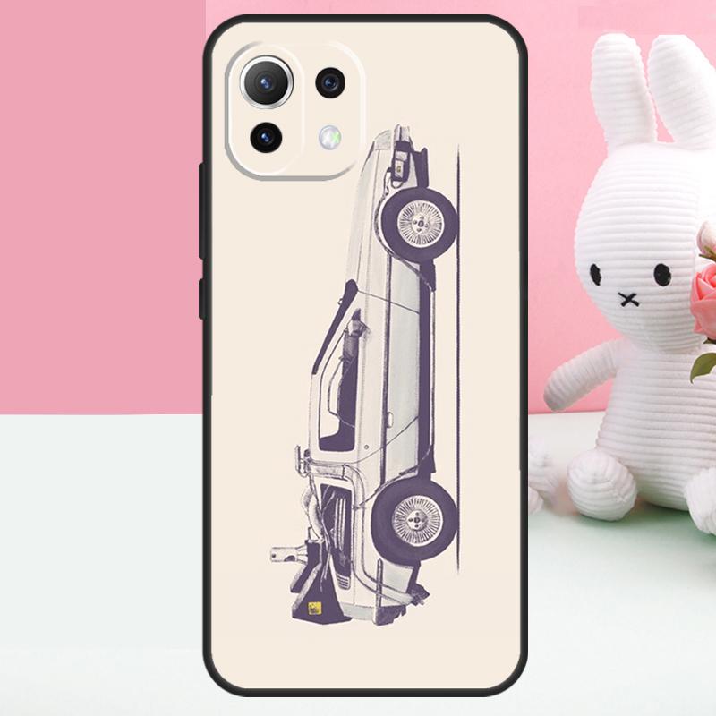 Retro Back To The Future Case For Xiaomi 13 11T 12T Pro 12 Lite 12X Cover For POCO F5 Pro X3 X4 X5 Pro M5 F4 GT F3