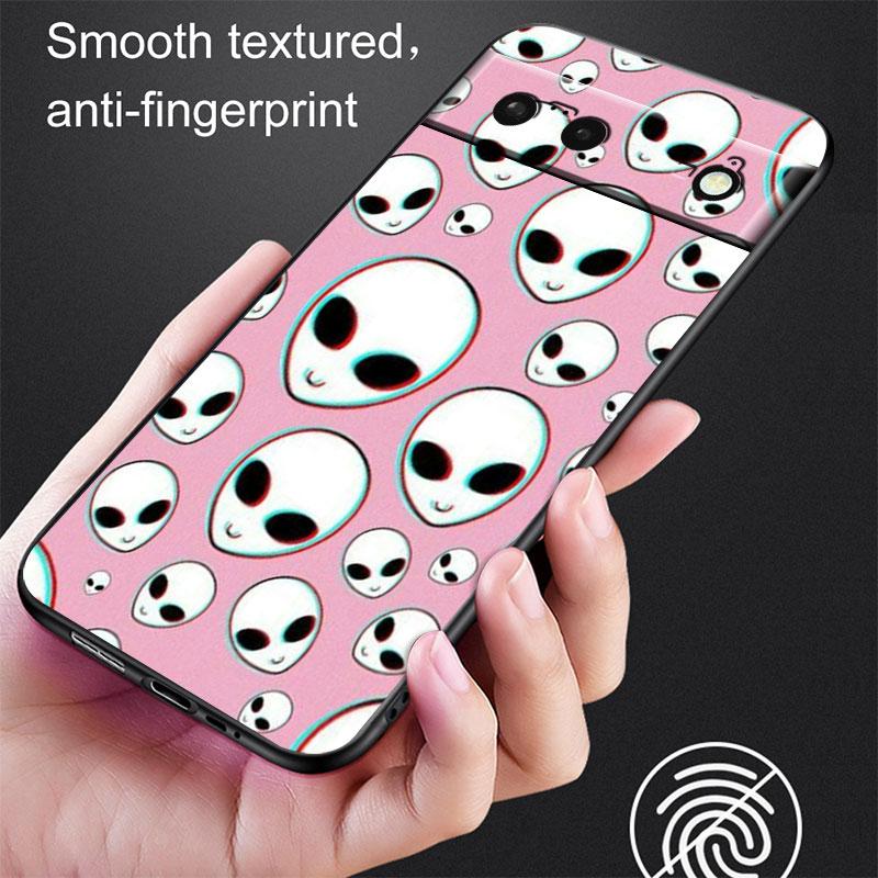 

Чохол для телефону Planet Alien Space Astronaut для Google Pixel 7 Pro 6 Pro 6A 5A 5 4 4A XL 5G Чорний м’який чохол Fundas Cover Google Pixel 4