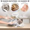 Cat Shower Net Bag Grooming Bathing Adjustable Washing Bag Multifunctional Cat Restraint Accessories Prevent Biting Scratching, Nail Trimming, Ears