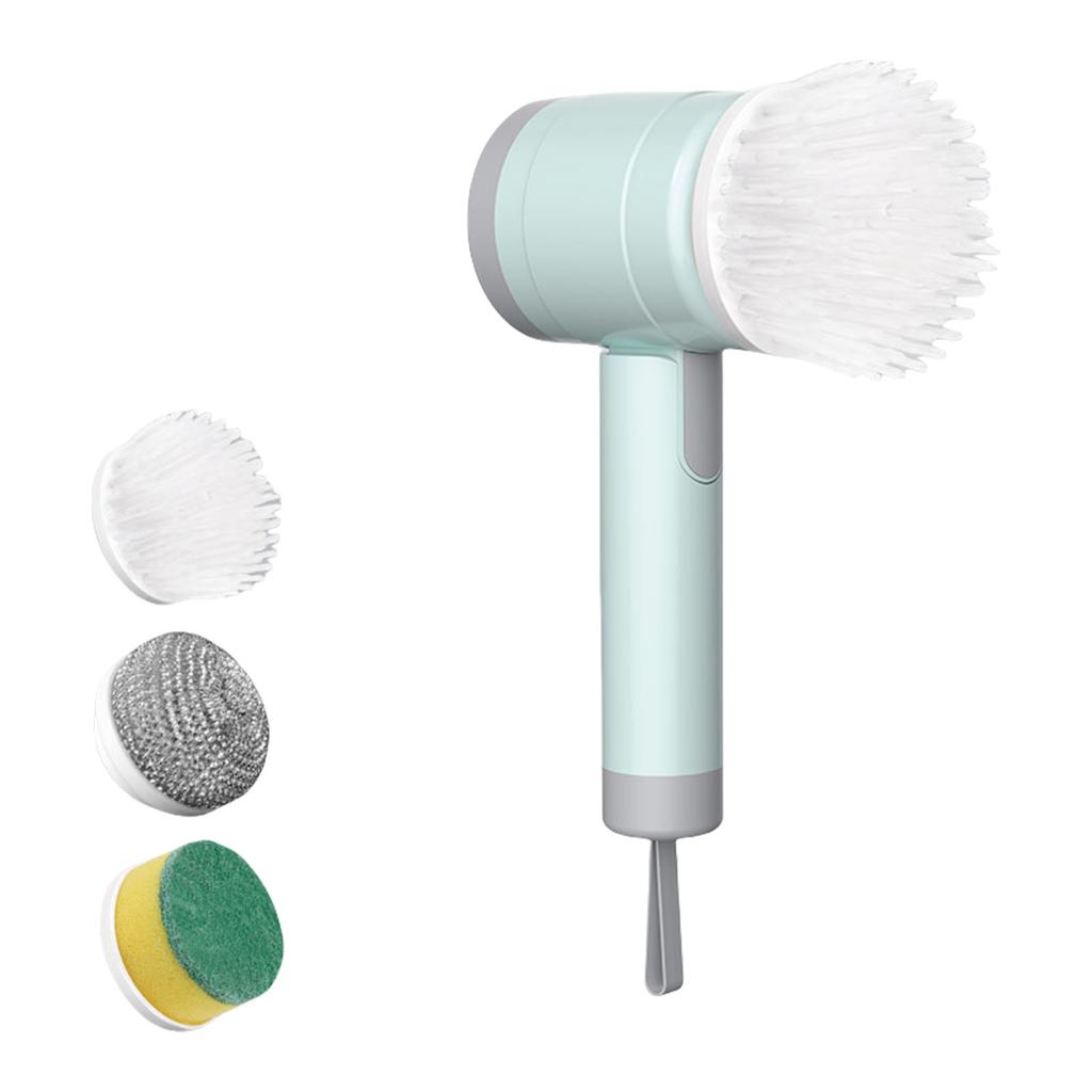 Powerful Electric Cleaning Brush USB Rechargeable Cleaner For Stubborn Stains Kitchen Bathroom Tile Floor Cleanings