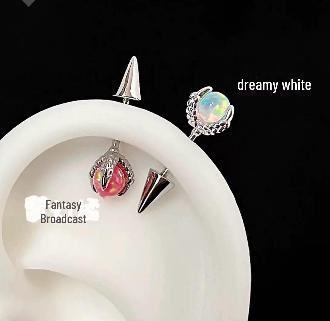 

«Стильные вертикальные серьги-гвоздики в форме ушных косточек — гипоаллергенный медицинский титан, международный модный дизайн»