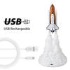 3D Printed Moon Rocket Launch Lamp - Creative LED Spaceship Table Night Light