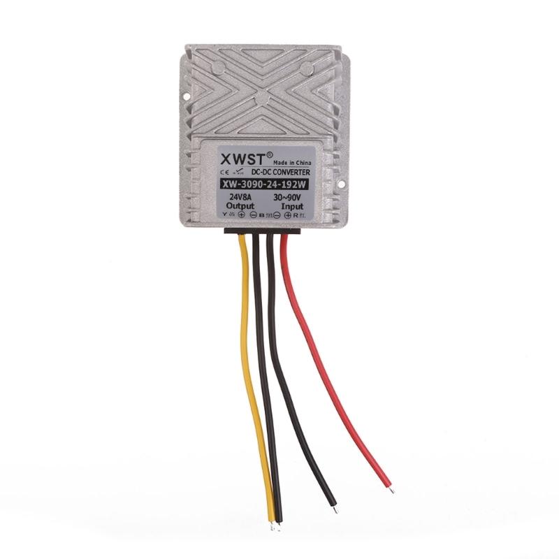 IP67 Waterproof Converter Step Down 30V-90V To 24V 8A/12A/15A/20A/24A Power Supply Adapter Direct Current Buck Module