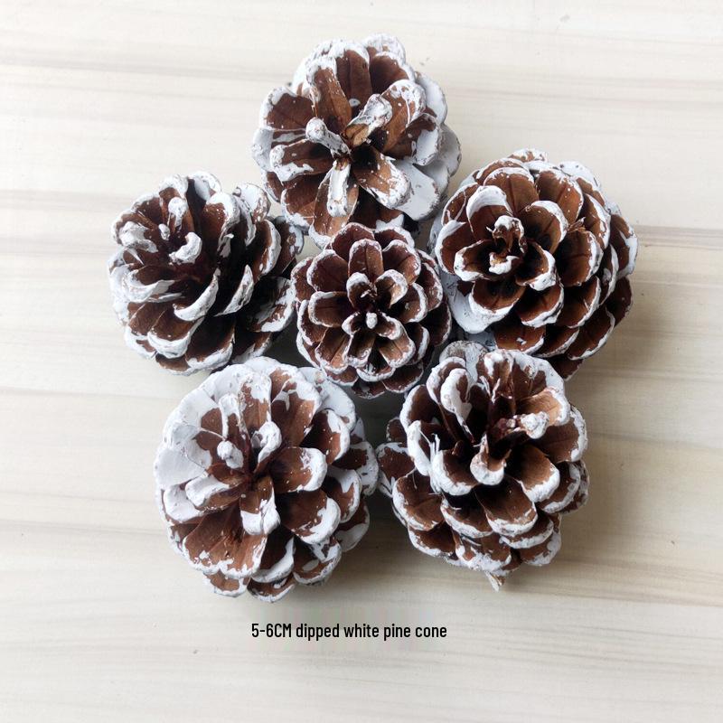 Kiefernzapfen Weihnachtsdekoration: Kiefernzapfen & Trockenblumen DIY Set