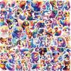Rainbow Animal Graffiti Stickers - 50/100 Waterproof Sheets for Water Bottles & Computers