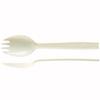 Nagao Disposable Spork, 16cm, Natural, Individually Wrapped, Set of 100, 3771207
