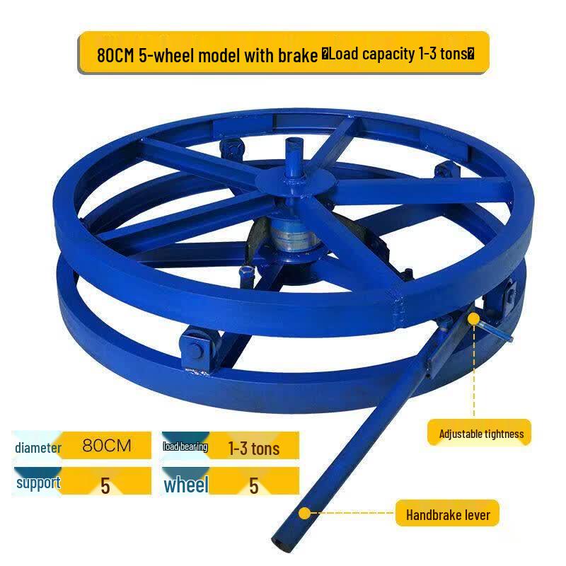 Rongyu Channel Steel Cable Payout Reel with Brake