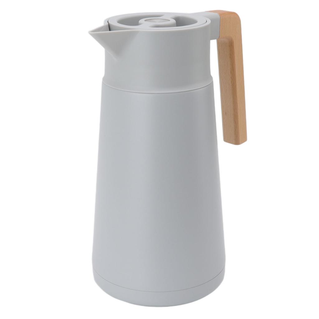 Kaffeekaraffe 2L Großes Fassungsvermögen Breiter Griff 304 Edelstahl Vakuumisolierung Kaffeekanne