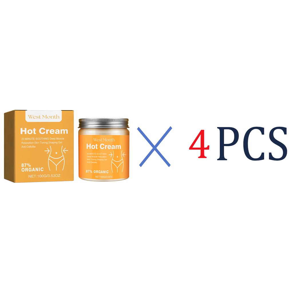 Crema Calda Massaggio Crema Rassodante Naturale e 87% Biologica Anti Cellulite Lozione Rassodante Brucia Grassi Massaggio Crema Dimagrante