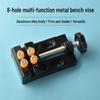 Miniature Nut Carving Vise with Flat-Nose Pliers and Woodworking Clamp