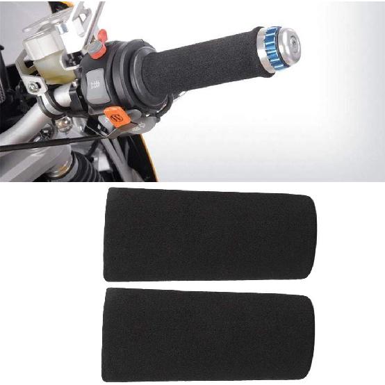 Foam Handle Grip, 2 Pcs Motorcycle Handlebars Cover Anti-Slip Foam Grip Suitable for 1.25 To 1.45 Inch Handlebars
