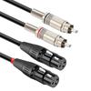 Ipovoq Xlr Rca Conversion Cable Rca Xlr Conversion Cable Rca Cannon Conversion 1M XLR Conversion Rca Cable Microphone Cable Xlr Male Rca Pin Xlr Cable