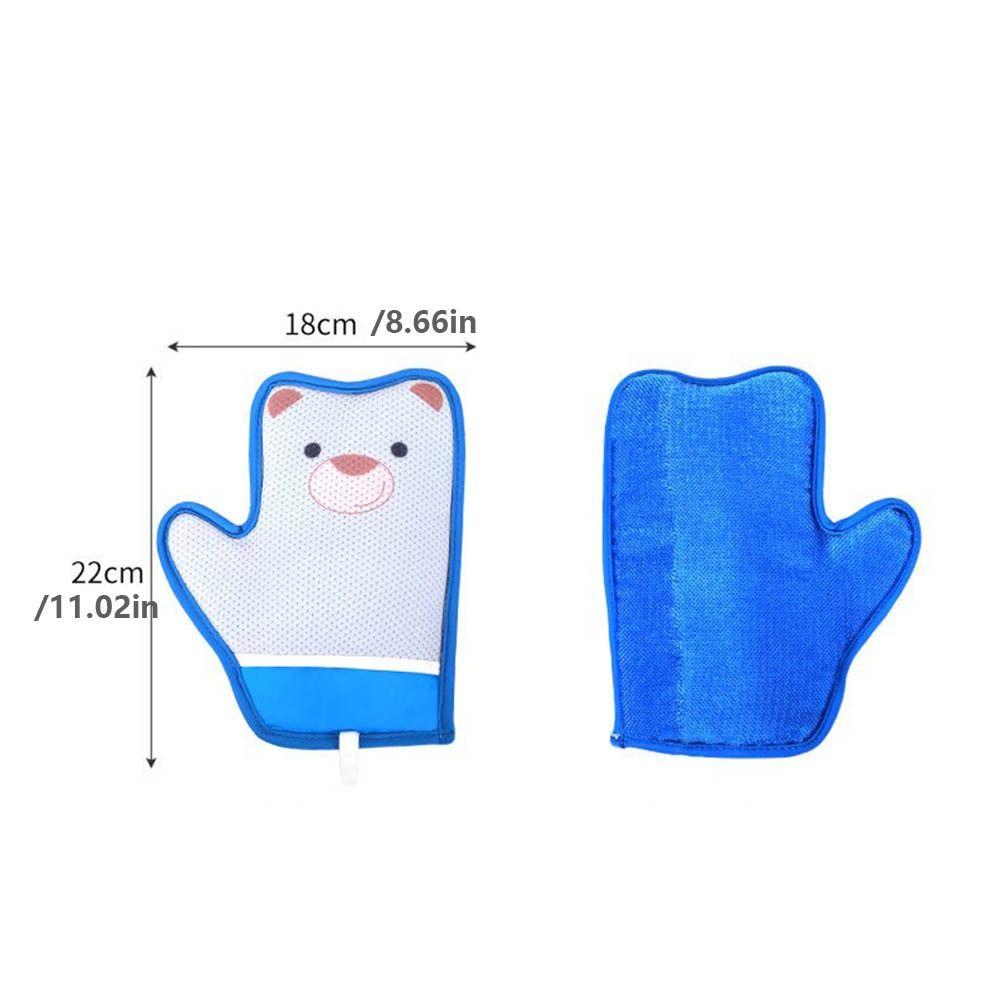 Shedding Pet Hair Remover Mitt Reusable Massage Shedding Hair Glove  for Rabbits Clothes Puppy