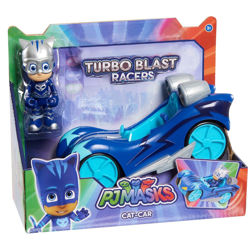 PJ Masks Turbo Blast Racers Catboy and Cat-Car Figure and Vehicle Set Parallel Import