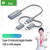 Biaz Type-C to USB OTG Adapter Cable for Android Devices and Computers