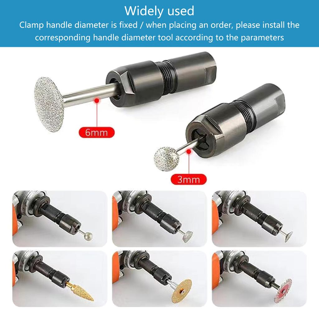 Direct Grinding Conversion Head For 100-type Angle Grinder Modified Adapter To Straight Chuck M10 Thread Abrasive Tools