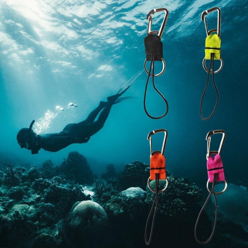 Diving Safety Strap Diving Camera Lanyard with Stainless Buckle for Underwater Photography Freediving Lanyard