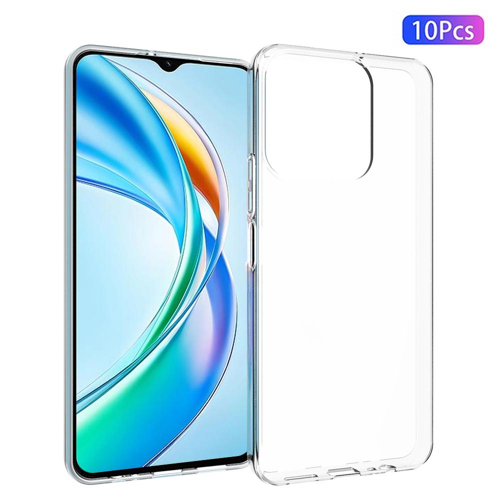 

10Pcs/Pack For Honor X5b/X5b Plus Case Watermark Free TPU Protective Clear Phone Cover A