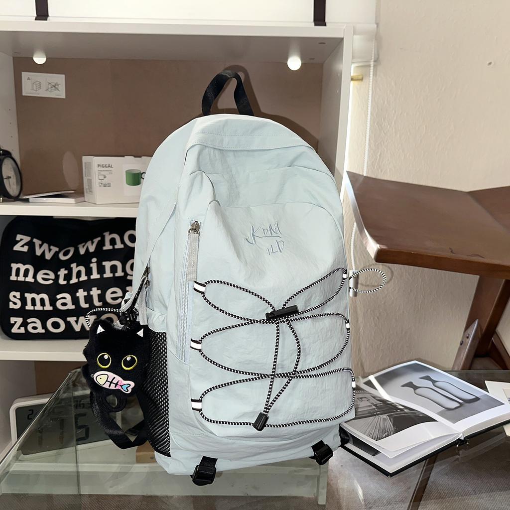 Schoolbag New Mountain Rope Outdoor Sports Hiking Backpack Large Capacity Lightweight Couple Casual Backpack