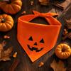 Halloween Pet Bandana Bib with Pumpkin Pattern, Bib Neck Scarf for Dogs and Cats
