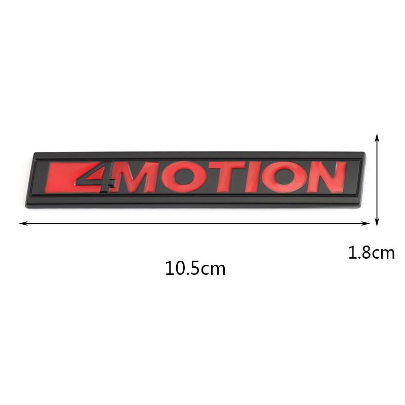 4 Motion Logo Car Stickers Emblem Badge Decals Front Hood Grille for Volkswagen SUV VW Multivan Tiguan Highline 4motion Touareg Zd2