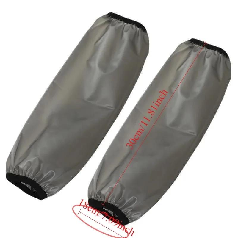 Waterproof Oilproof Apron and Oversleeves Can Wipe Hands Cooking Housework Cleaning Aprons Dirt-resistant Apron Sleeves Sets