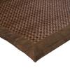 Suede Braided Natural Rug, Brown, 60x90cm