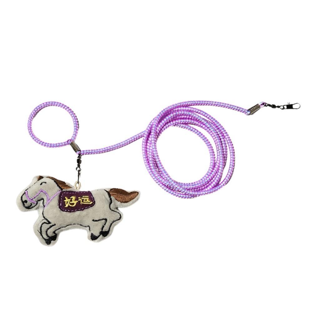 Anti-Bite Bird Harness Leash Adjustable Anti-flying Bird Training Rope Lightweight Elastic Rope Parrot Traction Rope