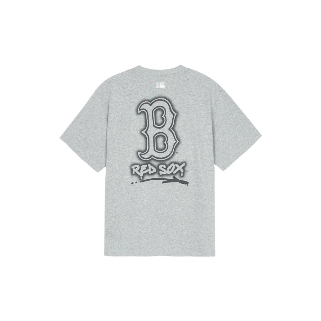 New MLB Boston Red Sox T-Shirt Unisex Gray 3ATSB0353-43MGS