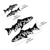 Graphics Forest Fish Decor Sticker Car Body Decoration Van Camping Rv Motohome Caravan Motor Vehicle Auto Tuning Accessories