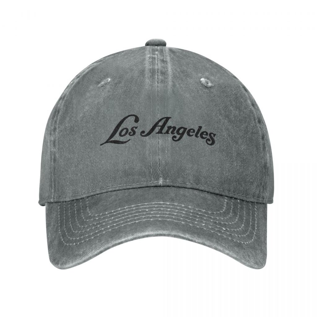 Los Angeles Unisex Style Baseball Cap Just Lucky Distressed Denim Caps Hat Vintage Outdoor Workouts Sun Cap