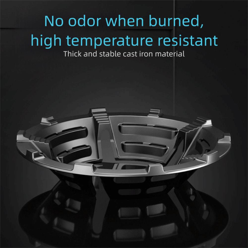 Black Color Wok Rings Cast Iron Pan Stand Wind Shield Cooker Support  Household Use