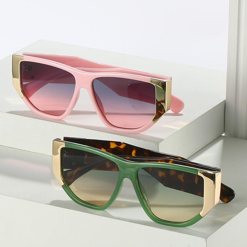 Thick Frame Sunglasses, Trendy Box Foreign Trade Glasses Personalized Sunglasses Sunglasse