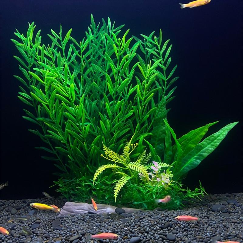 Aquariums Decoration Realistic Water Grass Simulation Water Plant for Various Fishtanks Landscapes Fish Shelter Hideouts