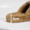 New Indoor Warm, Fleece and Thickened Cotton Slippers with One-piece Shoes