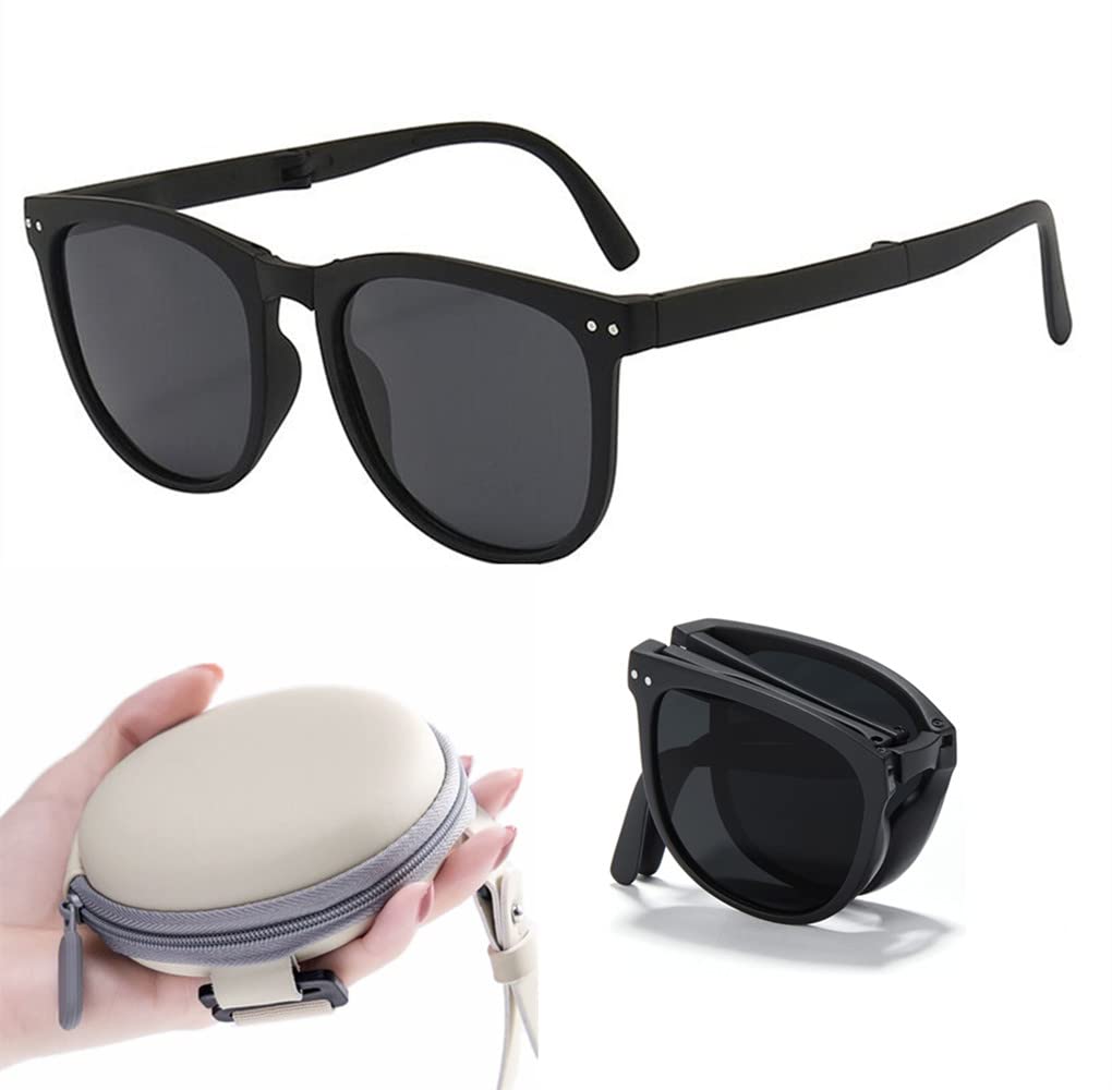 

MCNUSS Sunglasses, Polarized Lenses, 100% UV Protection, UV400, Foldable, Unisex, Compact, with Case, Perfect for Cycling, Motorcycles, Running,